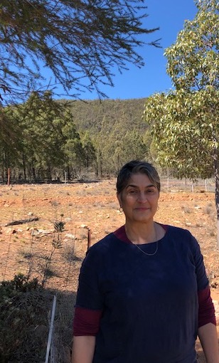 Vivienne Glance at Blue Bucket